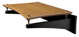 Quadraspire Turntable Bamboo wall shelf and bracket